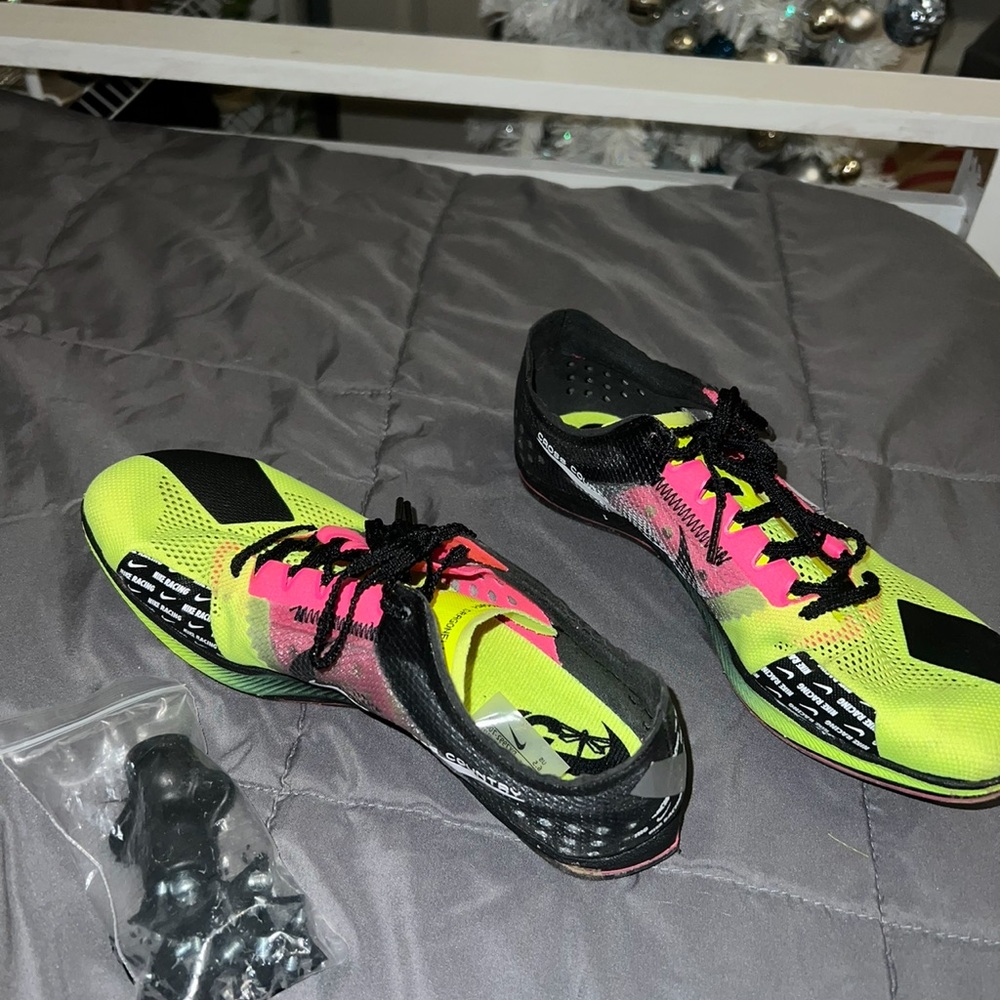 Nike cross country spikes, size 6.5, worn once